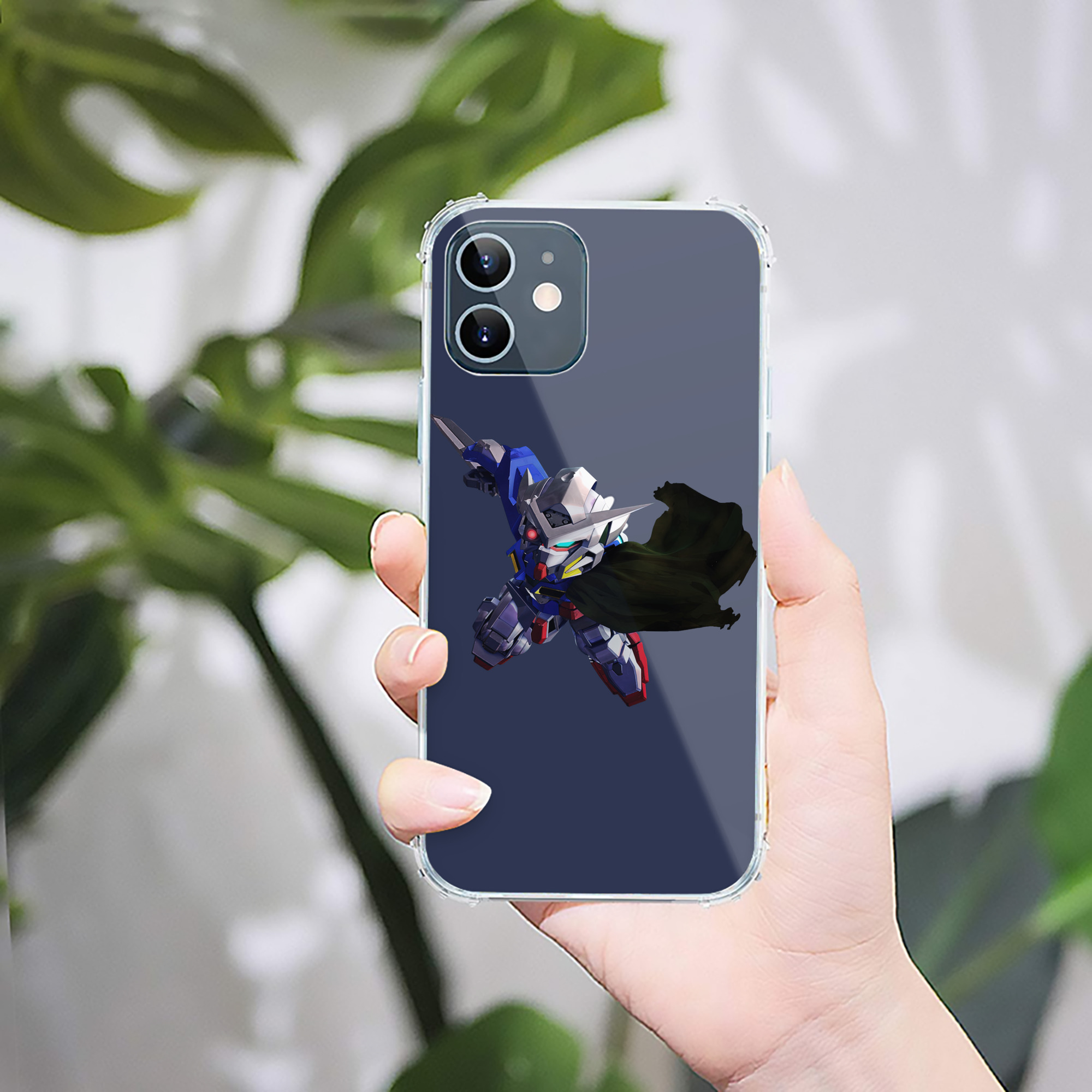 （画像用） 機動戦士ガンダム Mobile Suit Gundam 【iPhone 12シリーズ対応】透明スマホケース（クリアソフトケース）